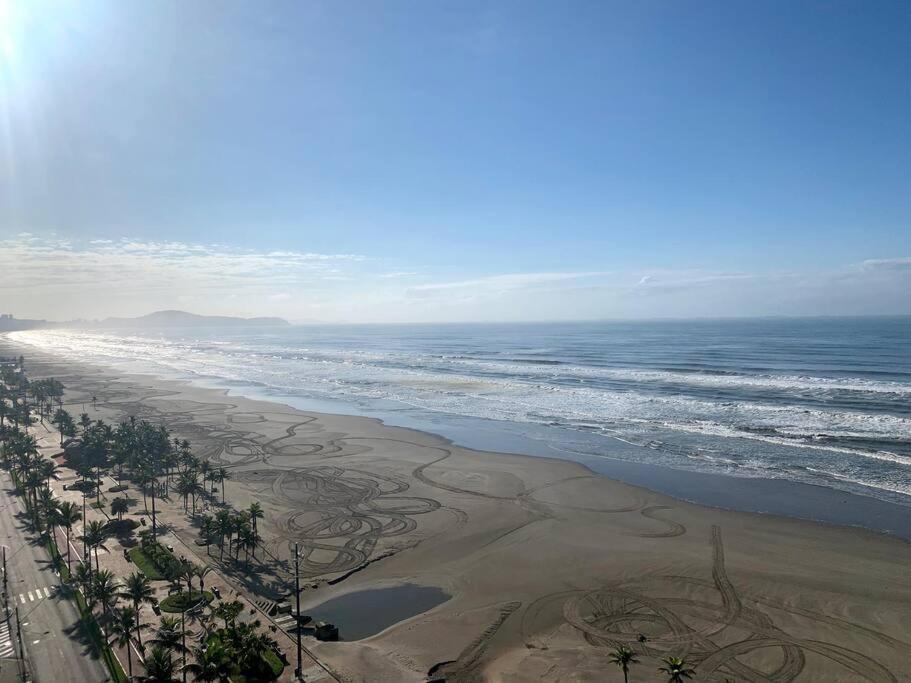 Apto 11O Vista Total Para O Mar Praia Grande  Ngoại thất bức ảnh